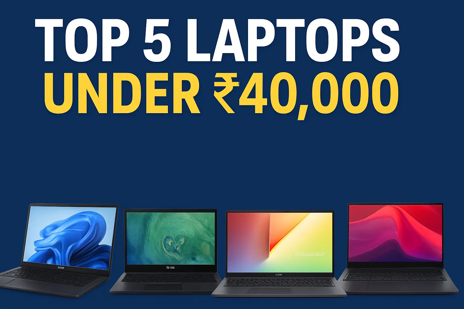 Top 5 laptops cover Image